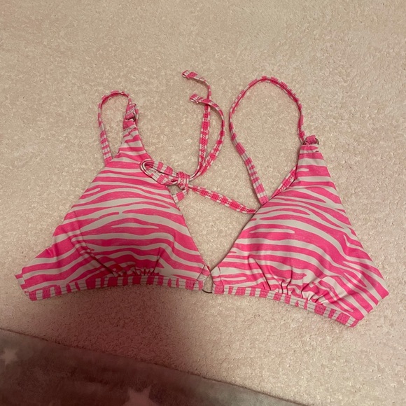 soly Swim New Pink Zebra Bikini With Sarong Poshmark